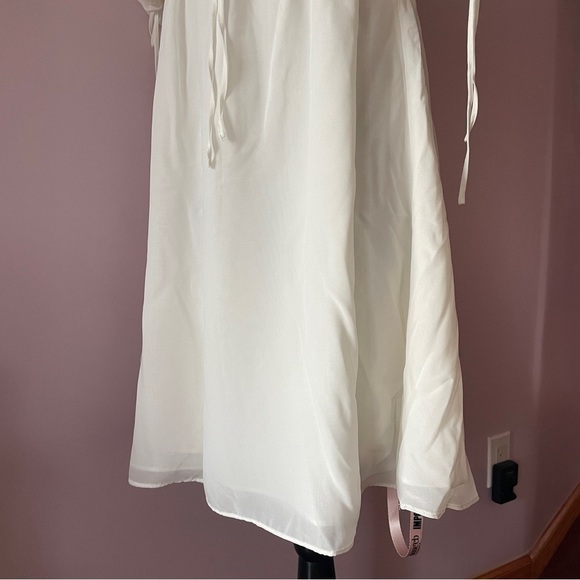 NEW! House of CB- Princess Ivory Georgette Mini Dress Size Small PLUS CUP - Picture 7 of 12